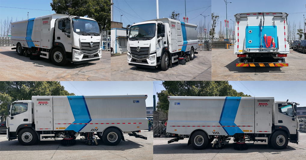 福田牌BJ5182TXSEV-H1纯电动洗扫车公告图片