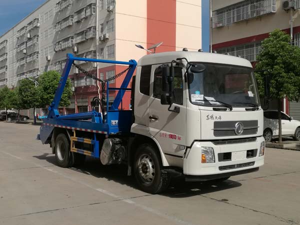 程力威牌CLW5180ZBSD6擺臂式垃圾車公告圖片