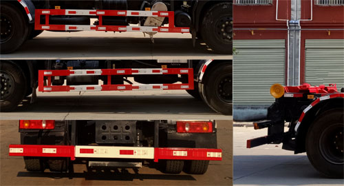 程力威牌CLW5181ZXXE6車廂可卸式垃圾車公告圖片