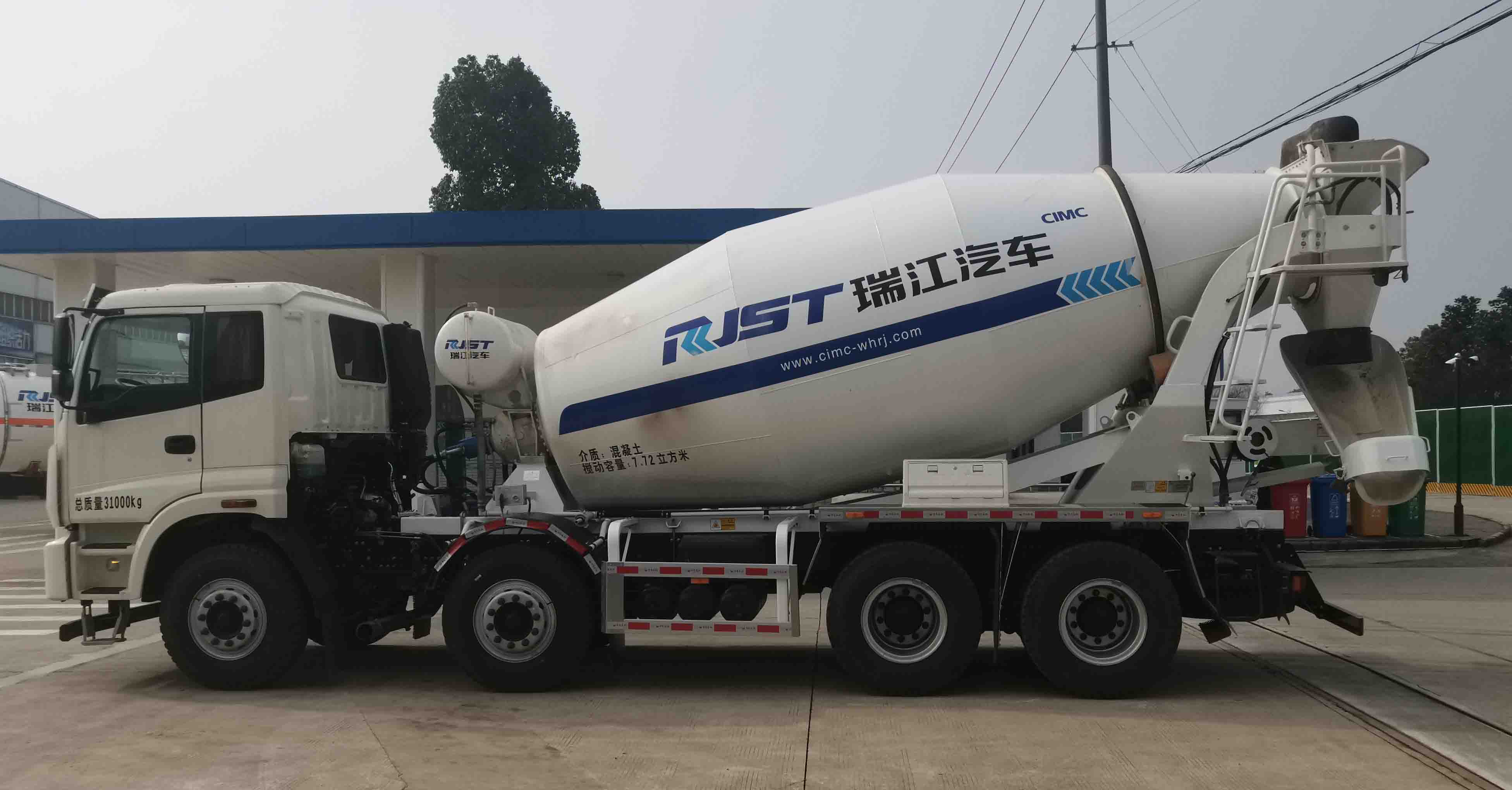 瑞江牌WL5310GJBBJ27G6混凝土攪拌運(yùn)輸車公告圖片