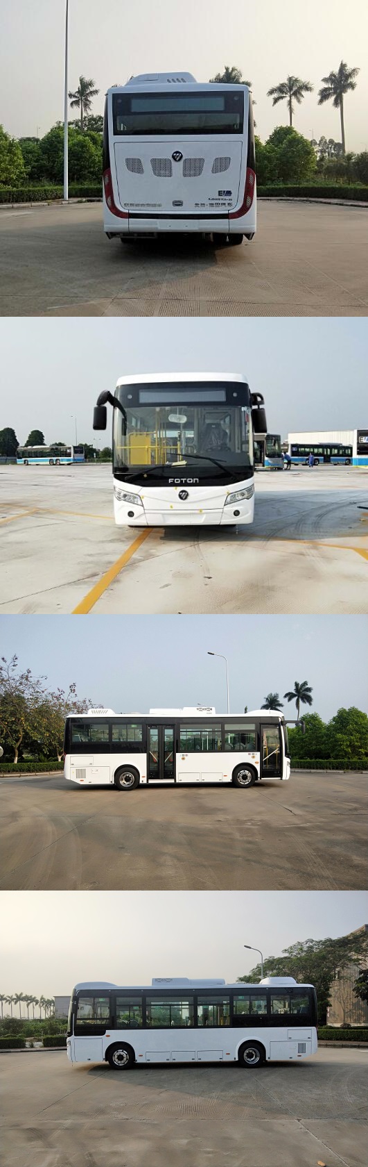 福田牌BJ6851EVCA-35纯电动城市客车公告图片