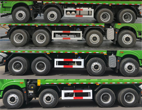 解放牌CA5310ZLJP1K2L4T4E6A80自卸式垃圾車(chē)公告圖片