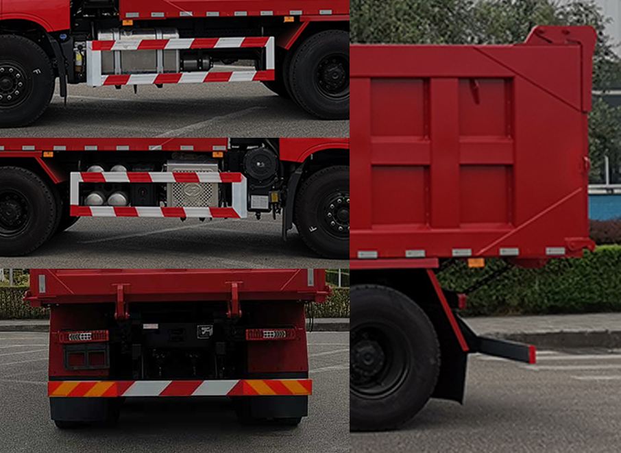 紅巖牌CQ5257ZLJED12404自卸式垃圾車公告圖片