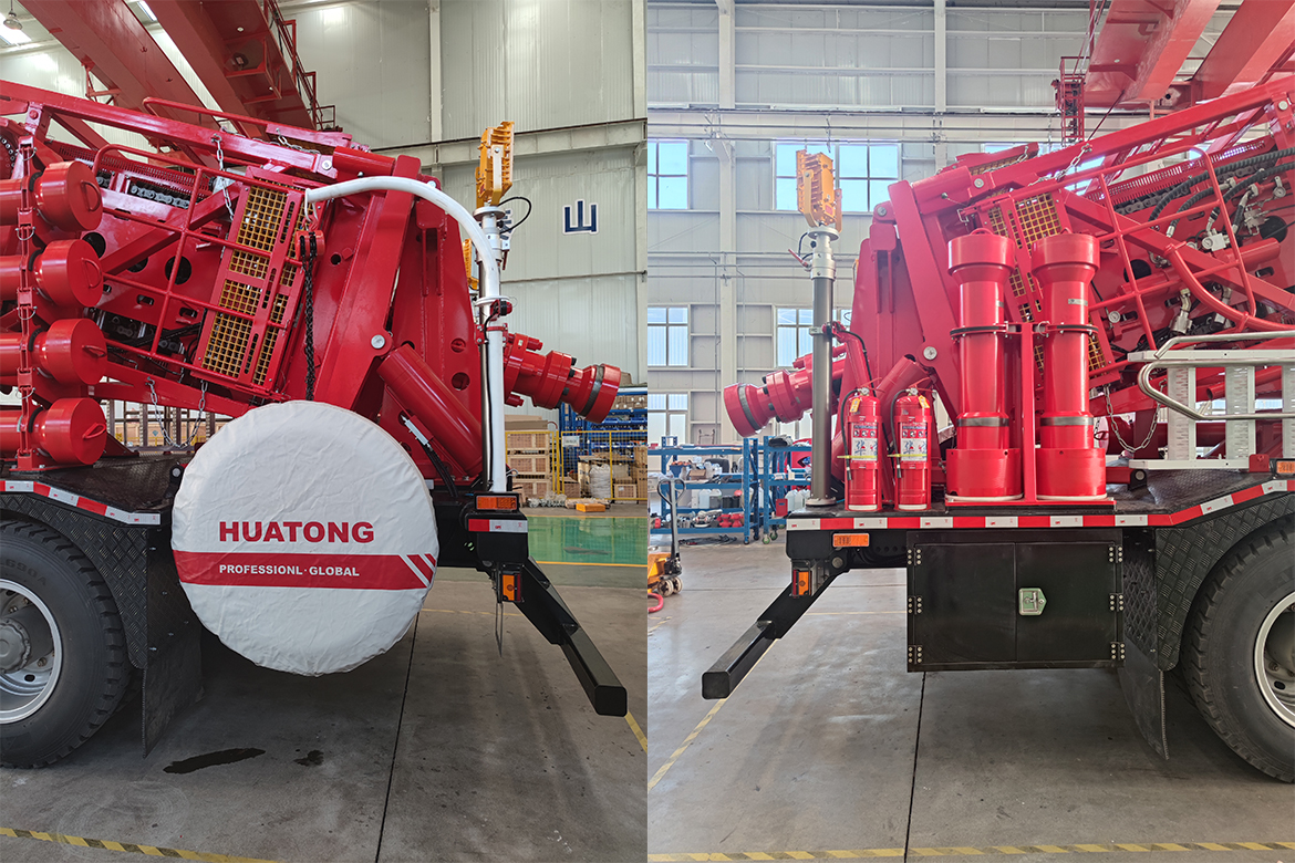 華通裝備牌HXZ5440TLG連續(xù)油管作業(yè)車公告圖片