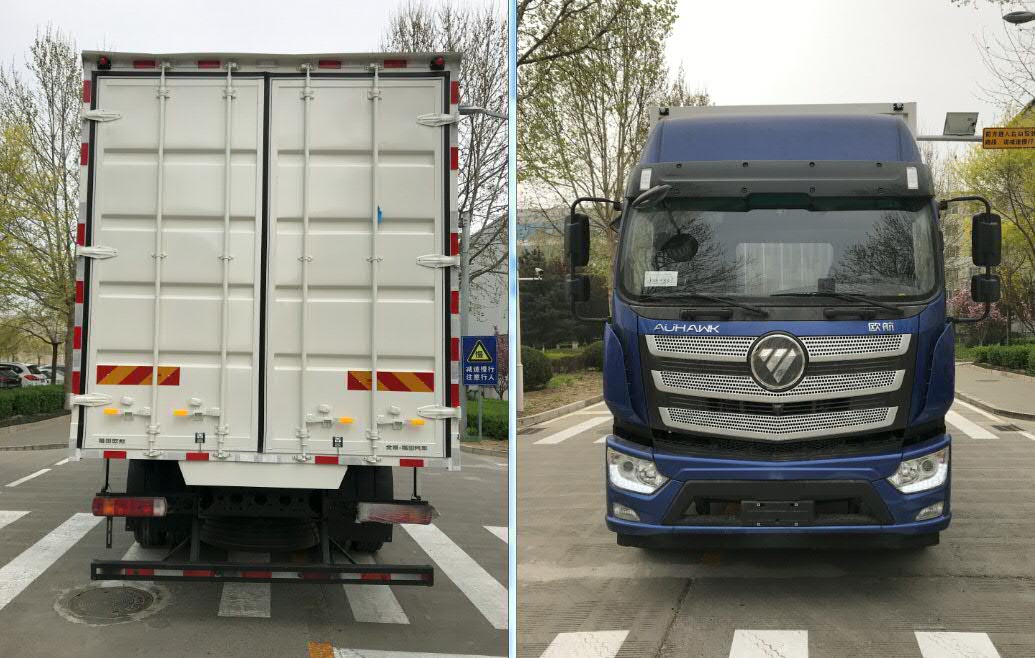 福田牌BJ5256XXY-1A廂式運輸車公告圖片