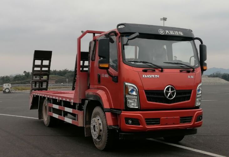 大運牌DYQ5141TPBD6AC平板運輸車公告圖片
