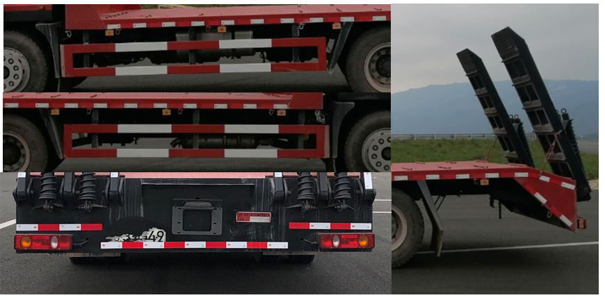 大運牌DYQ5141TPBD6AC平板運輸車公告圖片