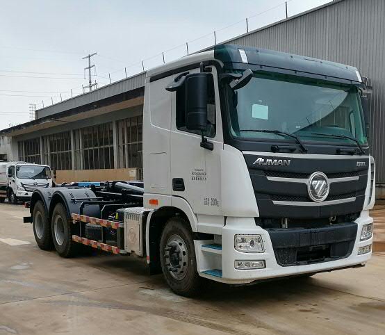 普羅科牌BJ5252ZXXE6-P1車廂可卸式垃圾車公告圖片