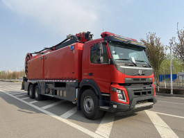 中卓时代牌ZXF5300TXFBP500/YDXZ泵浦消防车