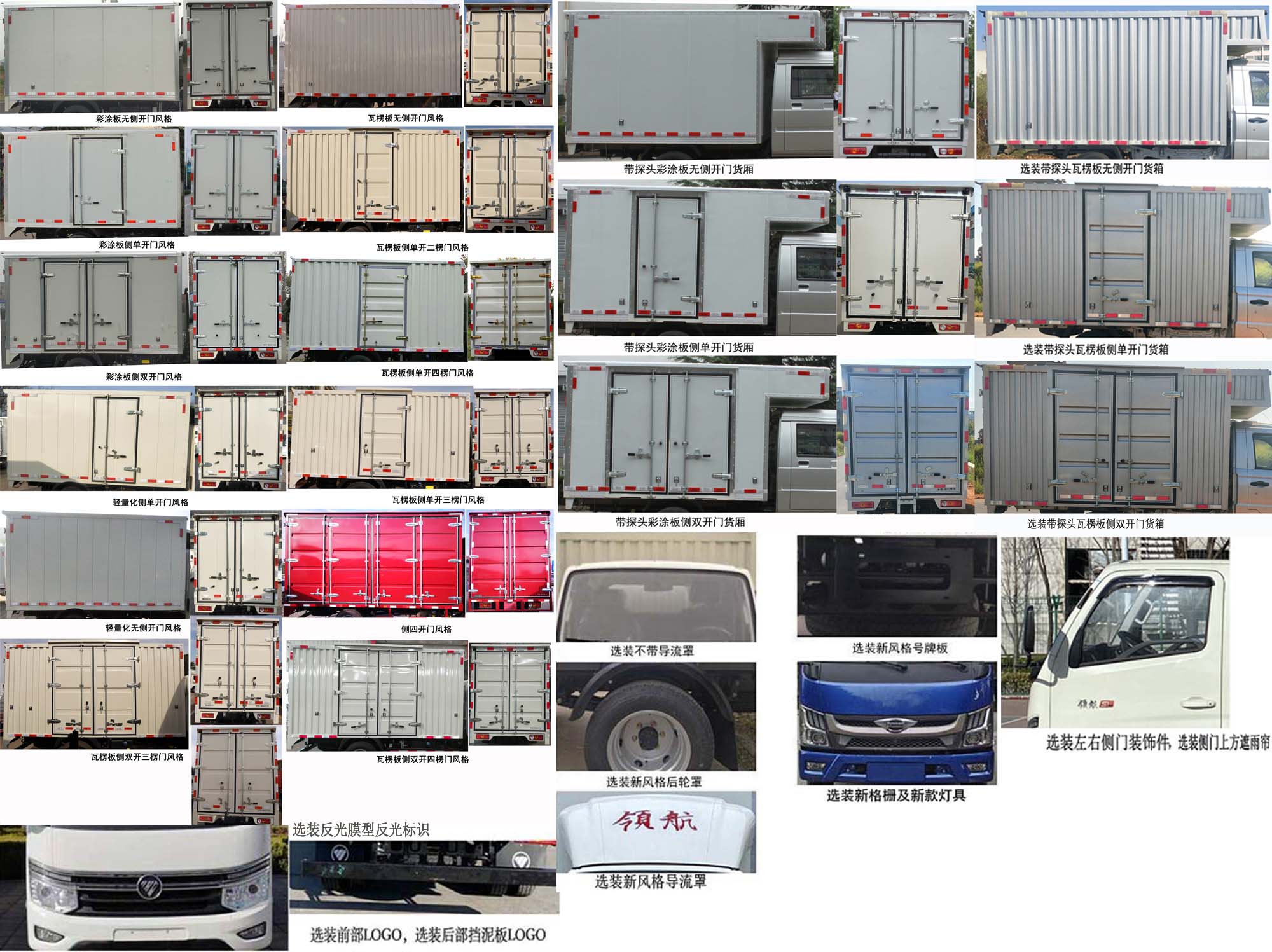 福田牌BJ5035XXY5PV5-04厢式运输车公告图片