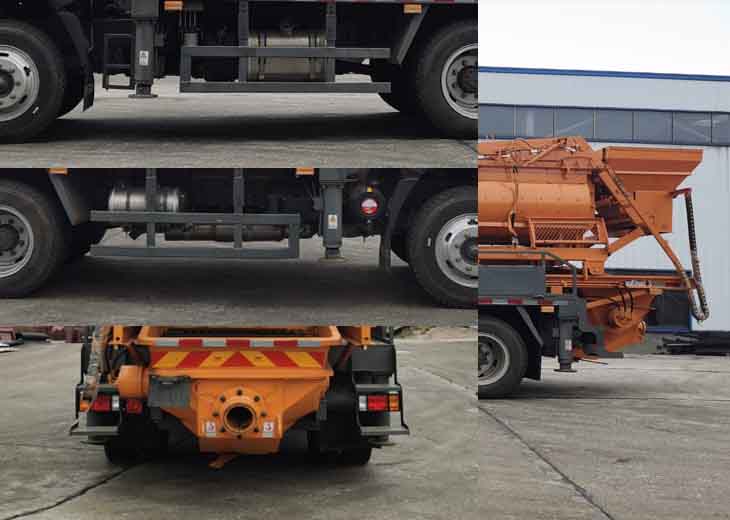 萬征牌WZP5130THBWP6車載式混凝土泵車公告圖片