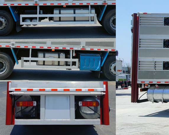 聚塵王牌HNY5316CCQC6畜禽運輸車公告圖片