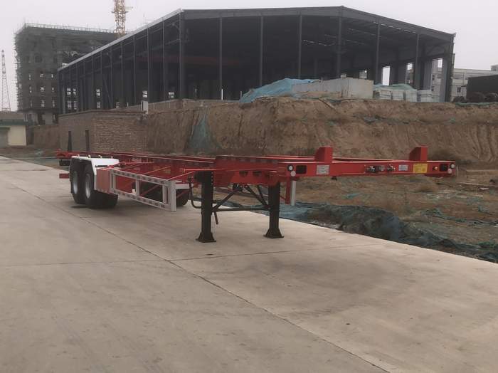 斯纳德汽车牌12.5米31.5吨2轴集装箱运输半挂车(SND9351TJZ)