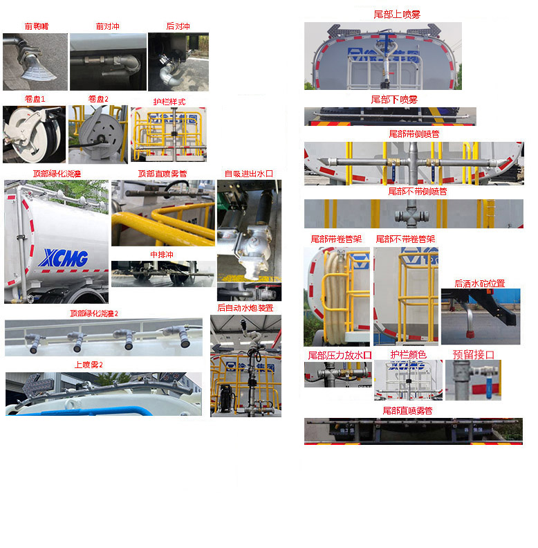 徐工牌DXA5250GPSC6綠化噴灑車公告圖片