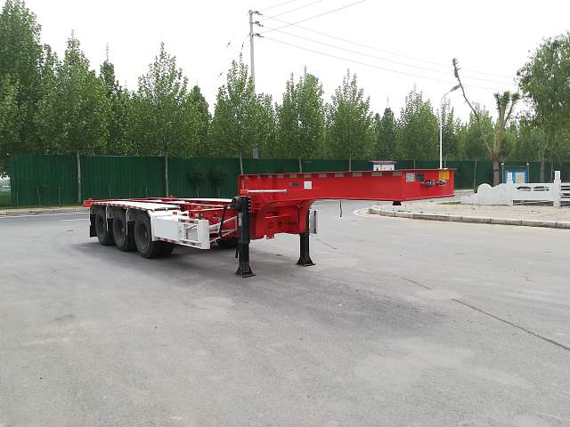 斯纳德汽车牌10米35.5吨3轴集装箱运输半挂车(SND9405TJZ)