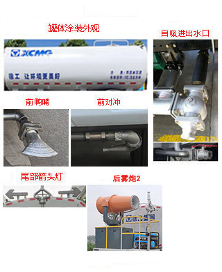 徐工牌DXA5160TDYF6多功能抑尘车公告图片