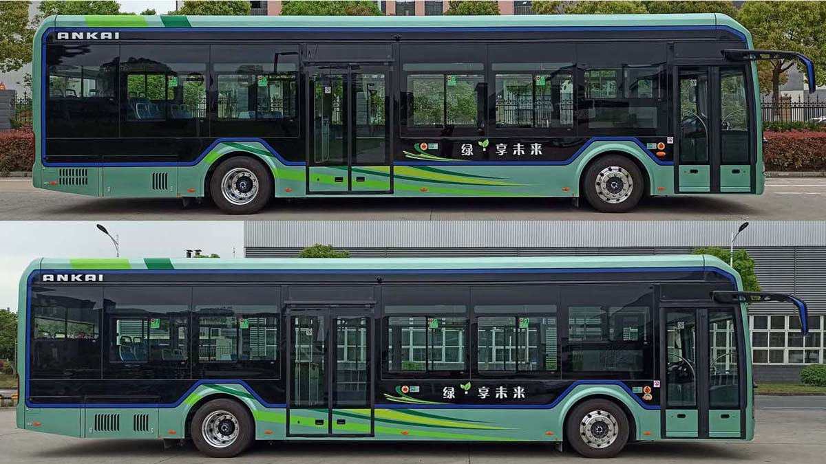 安凯牌HFF6120E9EV22纯电动低地板城市客车公告图片