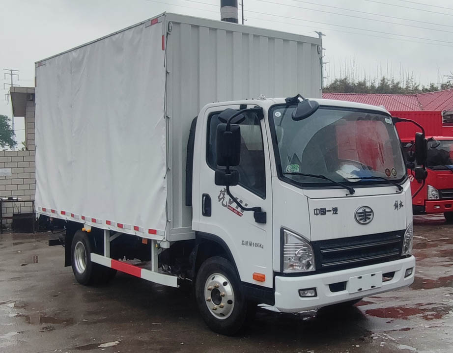 解放牌CA5043XXYP40K61L2E6A85廂式運(yùn)輸車公告圖片