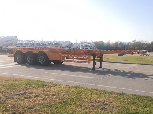 星马牌12.4米33.8吨3轴集装箱运输半挂车(AH9400TJZ)