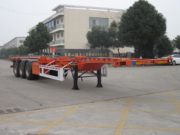 星马牌12.5米34.3吨3轴集装箱运输半挂车(AH9401TJZ)