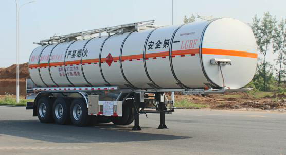 永强牌10.9米29吨3轴易燃液体罐式运输半挂车(YQ9401GRYCF2)
