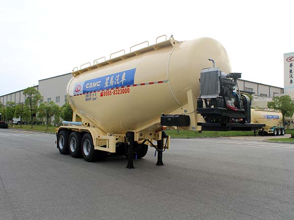 星马牌9.5米33.2吨3轴散装水泥运输半挂车(AH9400GSNLA)