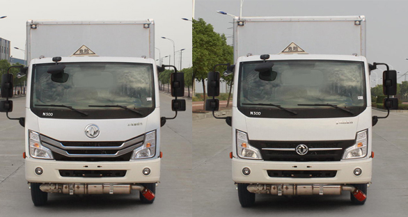 東風(fēng)牌EQ5075XRQ5CDFACWXP易燃氣體廂式運輸車公告圖片