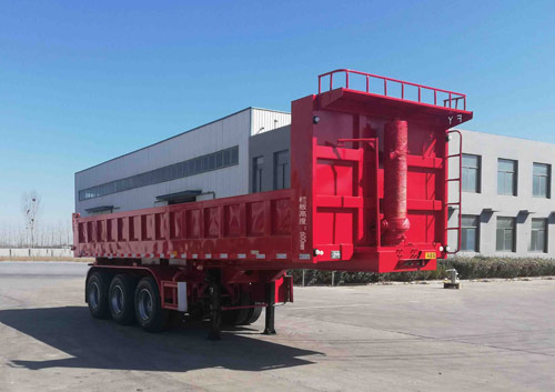 事业永盛牌9米32.2吨3轴自卸半挂车(LYS9400ZHX)