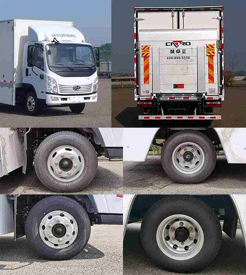 現(xiàn)代牌CHM5040XXYZDC33BEV純電動廂式運輸車公告圖片