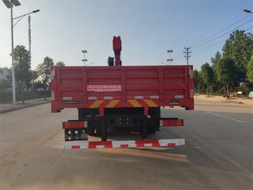 伴君長興牌AAA5256JSQE6隨車起重運輸車公告圖片