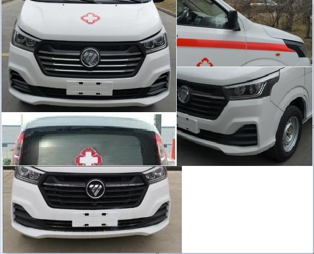 福田牌BJ5036XJH-E2救護車公告圖片