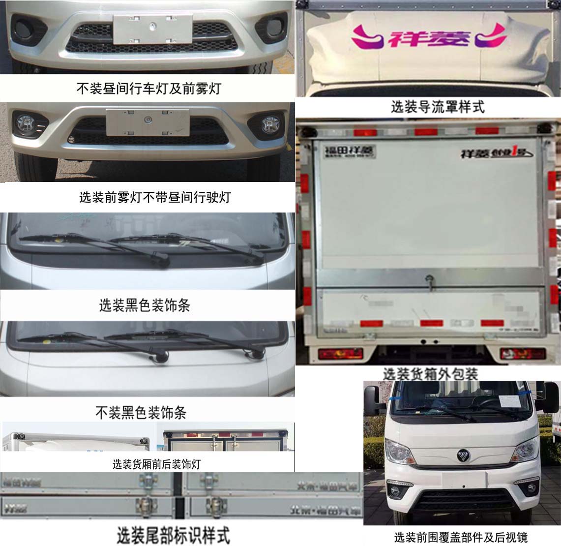 福田牌BJ5031XYK3JV4-52翼開啟廂式車公告圖片