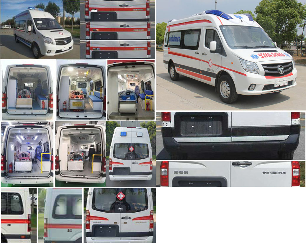 福田牌BJ5048XJH-E2救護(hù)車公告圖片