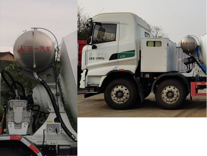 三一牌SYM5316GJB2BEV純電動混凝土攪拌運輸車公告圖片