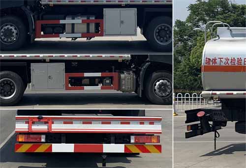 楚飛牌CLQ5260GRY6D易燃液體罐式運(yùn)輸車公告圖片