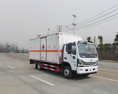 大力牌DLQ5120XRQEQ6易燃气体厢式运输车公告图片