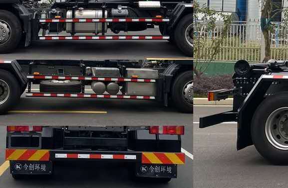 今創(chuàng)嘉藍(lán)牌KTE5251ZXXZ6車(chē)廂可卸式垃圾車(chē)公告圖片