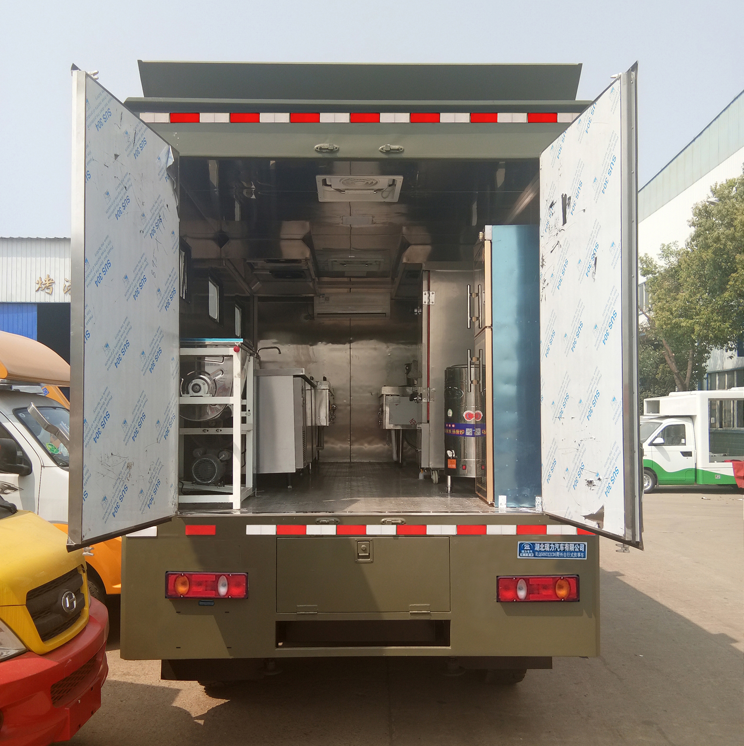 瑞力星牌RLQ5093XZCD6野外自行式炊事車(chē)公告圖片