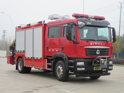YZR5130TXFJY130/G6 新东日牌抢险救援消防车图片