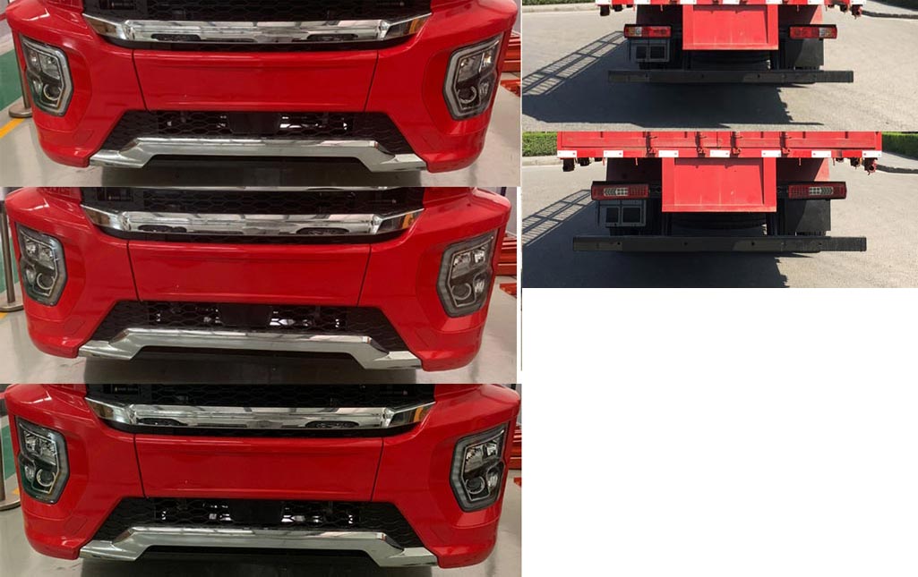 紅巖牌CQ5257CCYEV09523倉(cāng)柵式運(yùn)輸車公告圖片