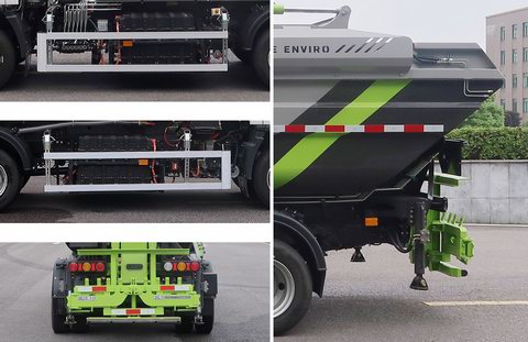 中联牌ZBH5080ZZZBYBEV纯电动自装卸式垃圾车公告图片