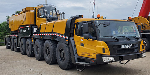 三一牌SYM5876JQZ(SAC8000T)全地面起重機(jī)公告圖片