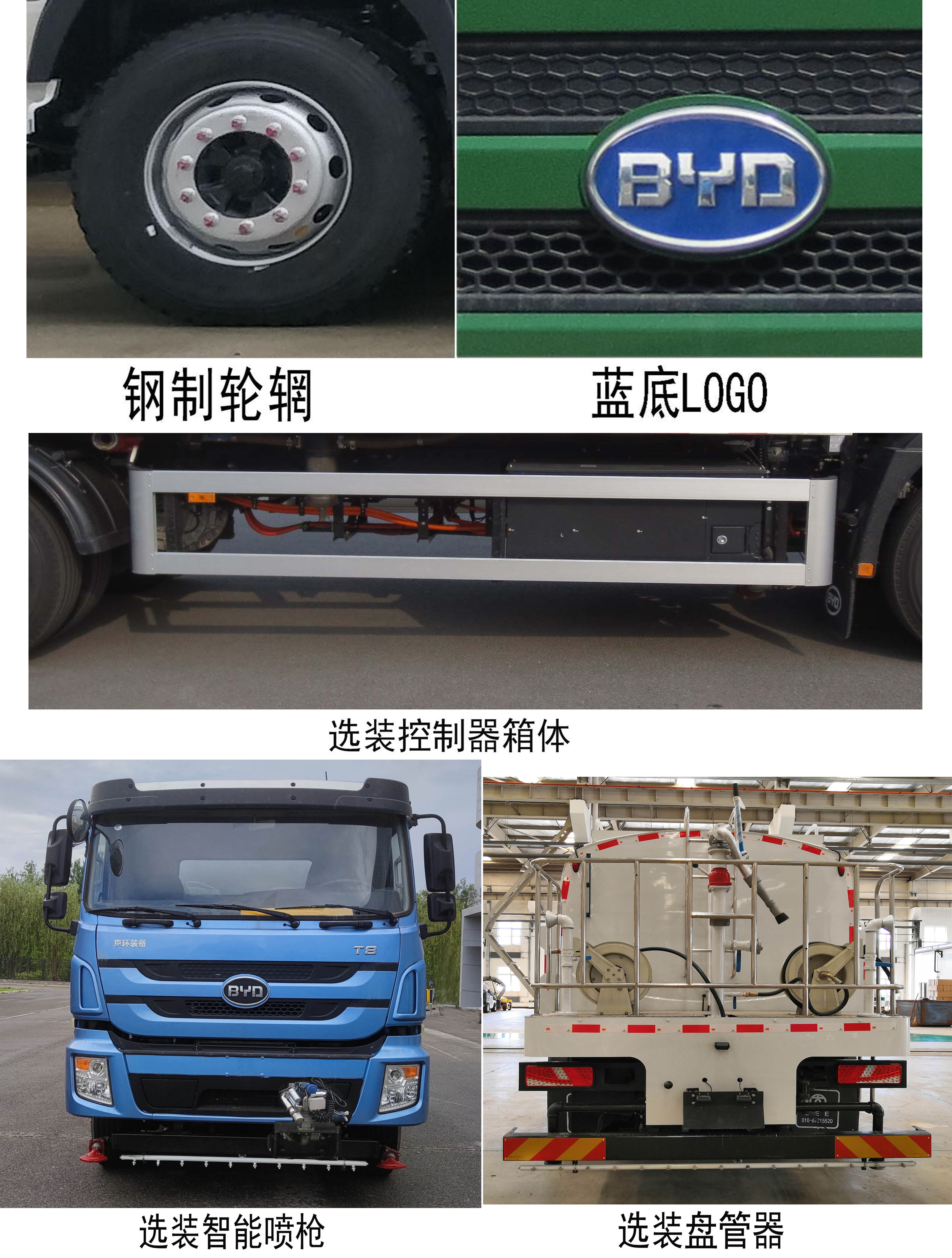 亞潔牌BQJ5180GSSBYDEV純電動(dòng)灑水車公告圖片