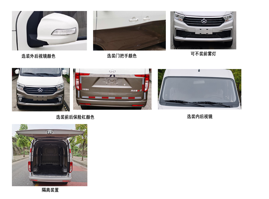 長安牌SC5021XXYWQ6B3廂式運輸車公告圖片