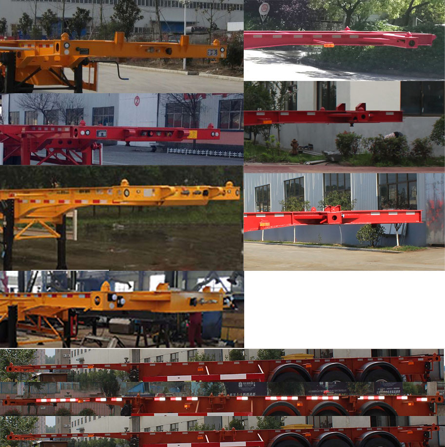 皖汽汽车牌CTD9400TJZG集装箱运输半挂车公告图片