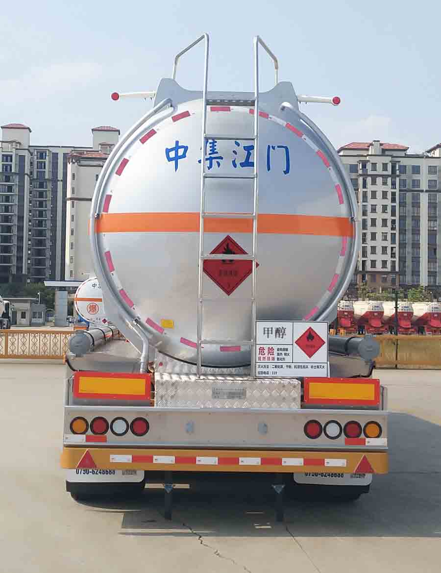 中集牌ZJV9401GRYJM铝合金易燃液体罐式运输半挂车公告图片