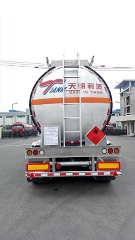 天明牌TM9404GRYYC2铝合金易燃液体罐式运输半挂车公告图片