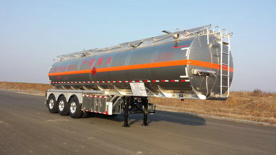 永强牌11.7米33.2吨3轴铝合金易燃液体罐式运输半挂车(YQ9401GRYCT2)