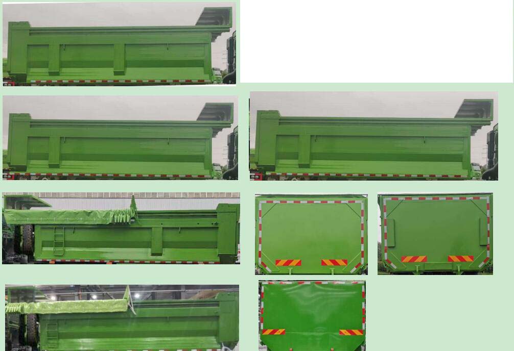 豪沃牌ZZ5257ZLJV4647F1L自卸式垃圾車公告圖片