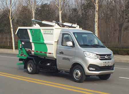 森源牌SMQ5030ZZZSCE6自装卸式垃圾车公告图片